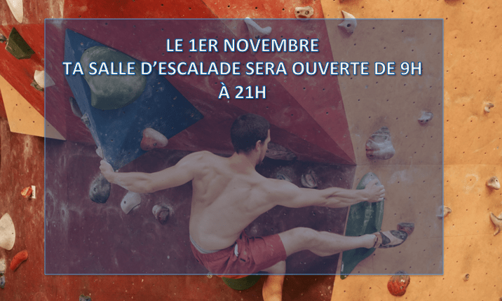 Ouverture le 1er Novembre 